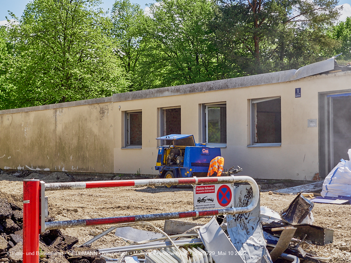10.05.2022 - Baustelle am Haus für Kinder in Neuperlach